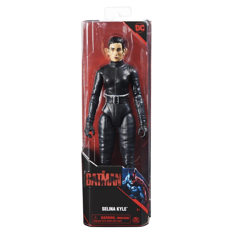 DC Comics , BATMAN IL FILM, Personaggio di Selina Kyle del film The Batman da 30 cm, oggetto da collezione del film The Batman,