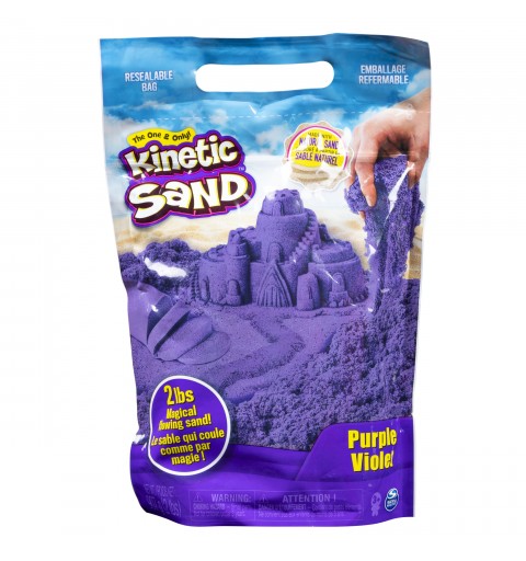 Kinetic Sand , Sacchetto con 907Gr di Sabbia Colorata Modellabile, dai 3 Anni