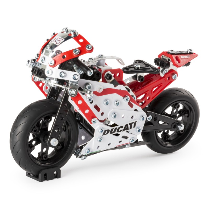 Meccano by Erector Ducati Desmosedici GP STEM Building Kit with Coil-spring Suspension, for Ages 10 and Up