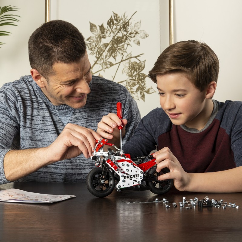 Meccano by Erector Ducati Desmosedici GP STEM Building Kit with Coil-spring Suspension, for Ages 10 and Up