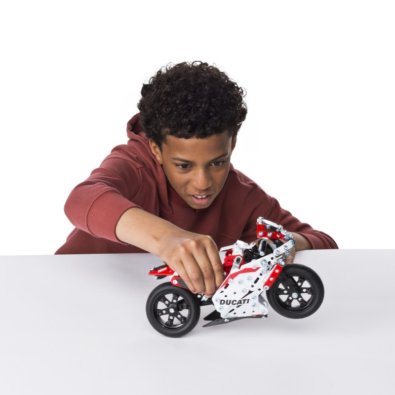 Meccano by Erector Ducati Desmosedici GP STEM Building Kit with Coil-spring Suspension, for Ages 10 and Up