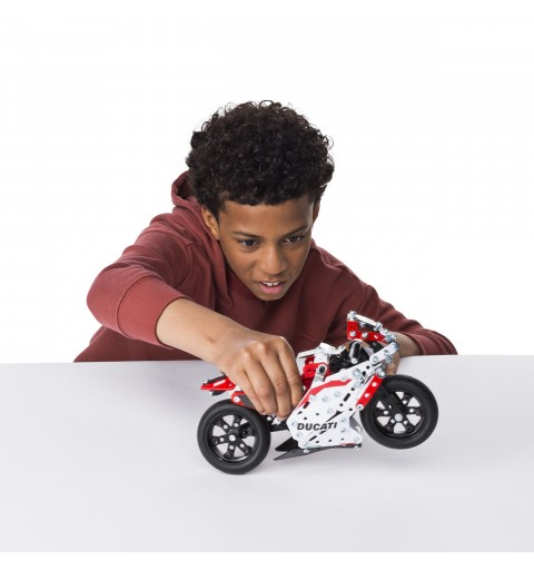 Meccano by Erector Ducati Desmosedici GP STEM Building Kit with Coil-spring Suspension, for Ages 10 and Up