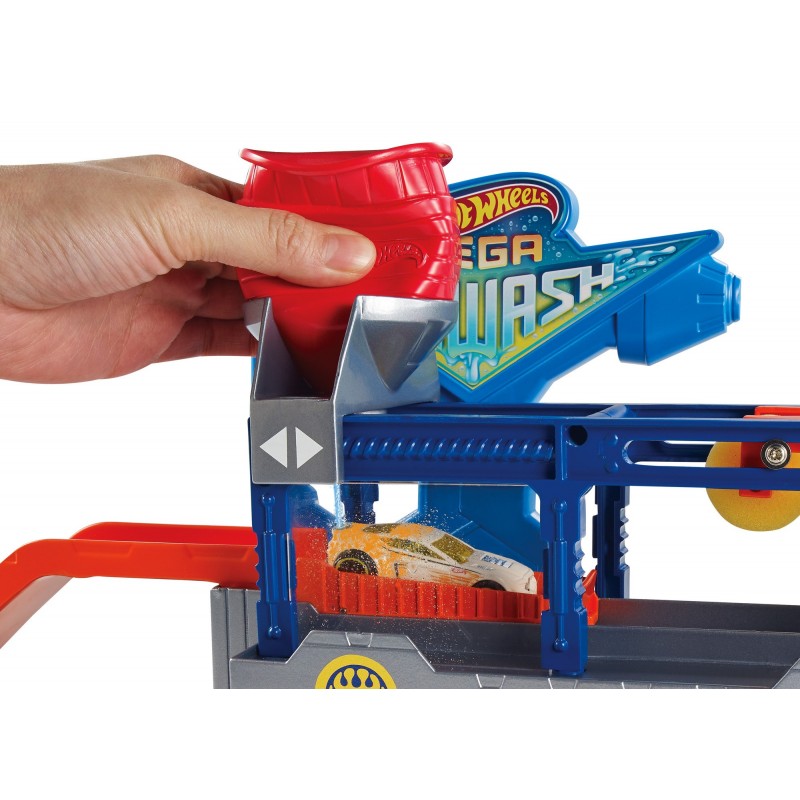 Hot Wheels City Mega Car Wash Play Set