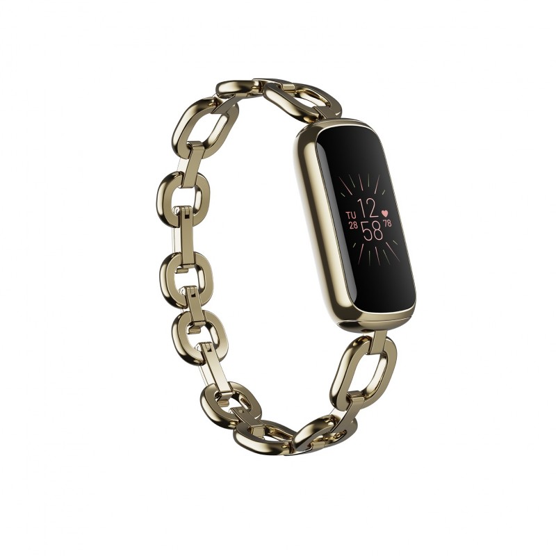Fitbit Luxe AMOLED Bracelet connecté Or