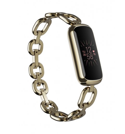 Fitbit Luxe AMOLED Braccialetto per rilevamento di attività Oro