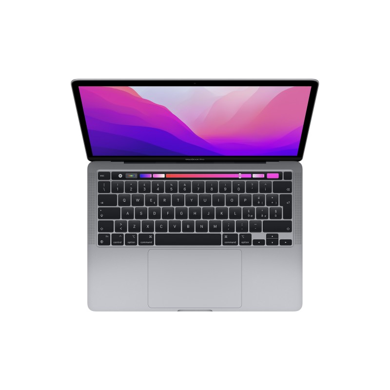 Apple MacBook Pro Portátil 33,8 cm (13.3") Apple M 8 GB 512 GB SSD Wi-Fi 6 (802.11ax) macOS Monterey Gris
