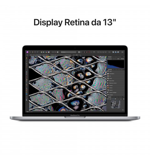 Apple MacBook Pro Portátil 33,8 cm (13.3") Apple M 8 GB 512 GB SSD Wi-Fi 6 (802.11ax) macOS Monterey Gris