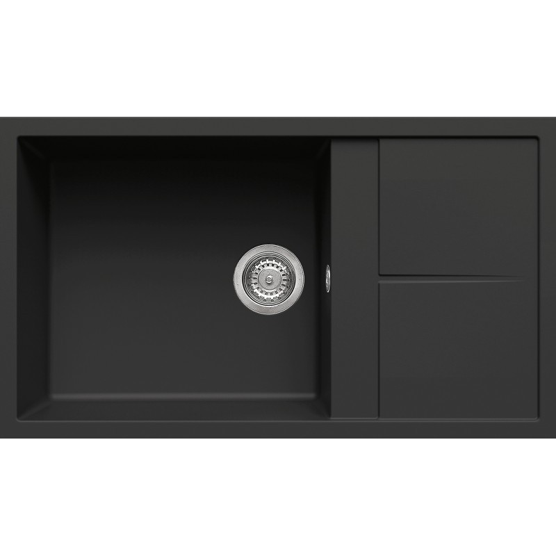 Elleci Unico 410 Top-mounted sink Rectangular Granitek