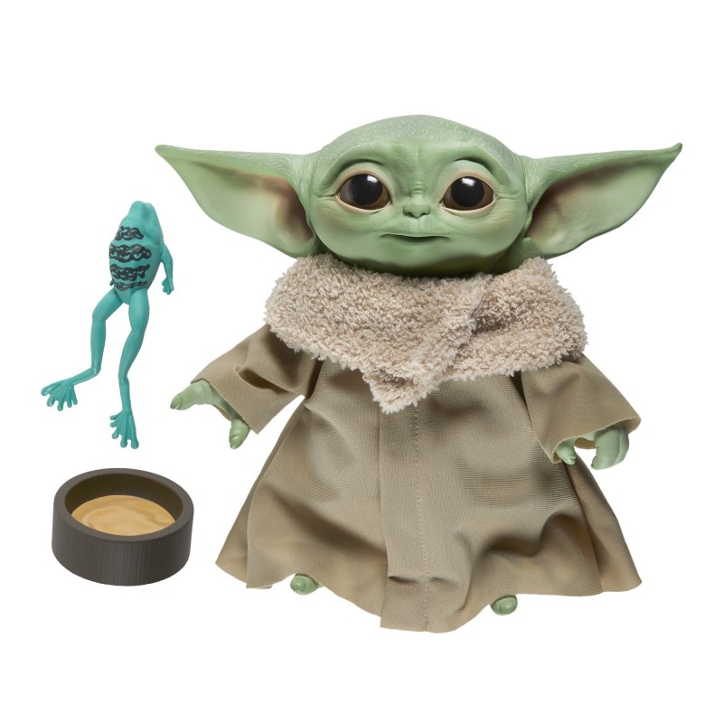Star Wars The Mandalorian - Figurine Peluche Electronique The Child Bébé Yoda De 20 Cm