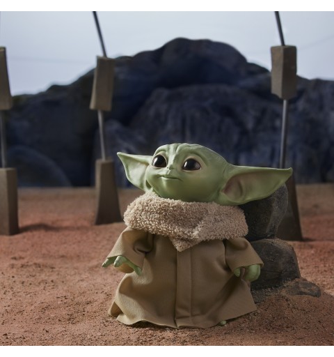 Star Wars The Mandalorian - Figurine Peluche Electronique The Child Bébé Yoda De 20 Cm