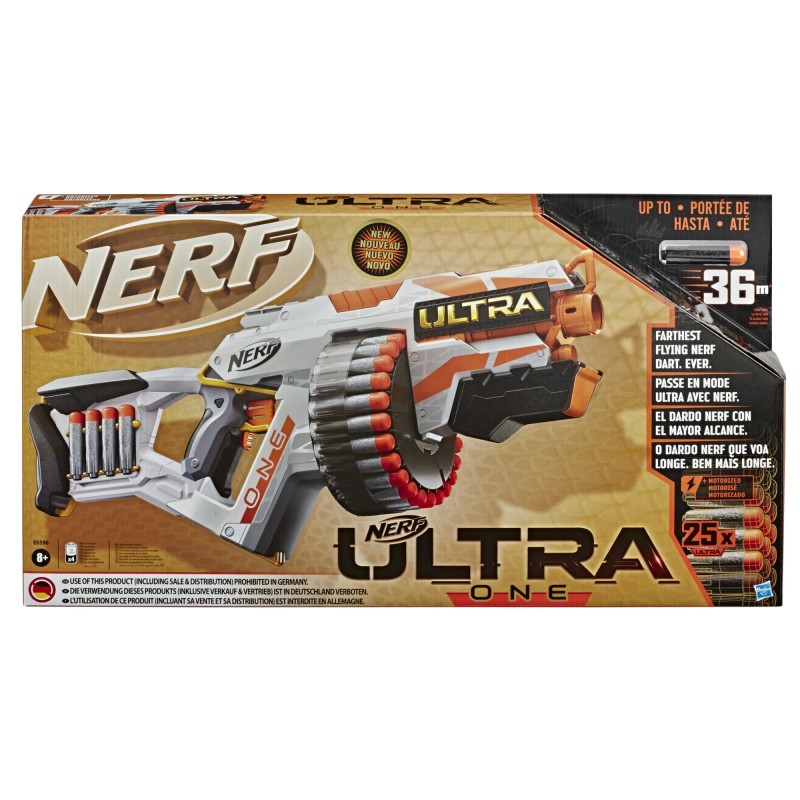 Nerf Fucile blaster motorizzato, Compatibile solo con freccette Ultra One