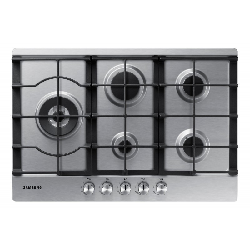 Samsung NA75J3030AS Black, Stainless steel Built-in Gas 5 zone(s)