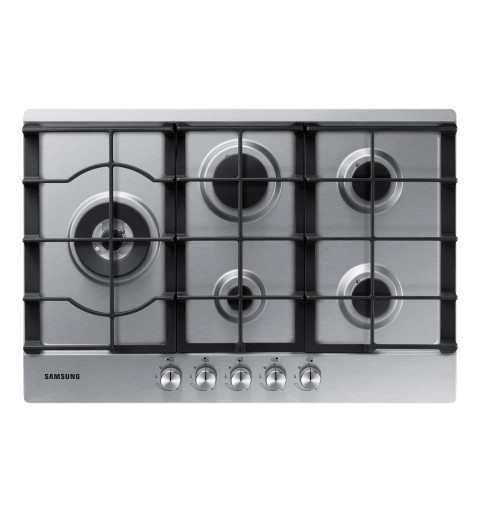 Samsung NA75J3030AS Black, Stainless steel Built-in Gas 5 zone(s)