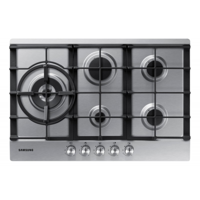 Samsung NA75J3030AS Black, Stainless steel Built-in Gas 5 zone(s)