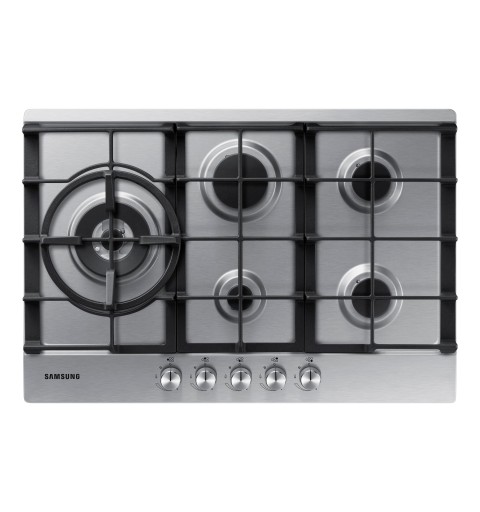 Samsung NA75J3030AS Black, Stainless steel Built-in Gas 5 zone(s)