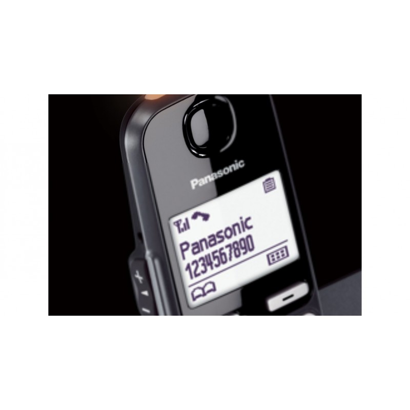 Panasonic KX-TGE250 DECT telephone Caller ID Black