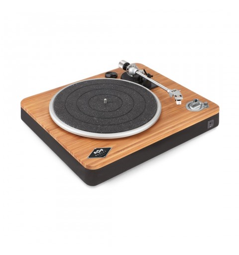 The House Of Marley Stir It Up Wireless Giradischi con trasmissione a cinghia Nero, Legno