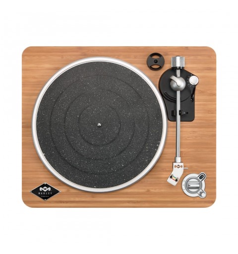 The House Of Marley Stir It Up Wireless Giradischi con trasmissione a cinghia Nero, Legno