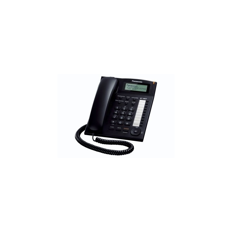 Panasonic KX-TS880EXB telefono Telefono analogico Identificatore di chiamata Nero