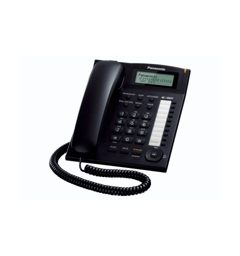 Panasonic KX-TS880EXB telefono Telefono analogico Identificatore di chiamata Nero