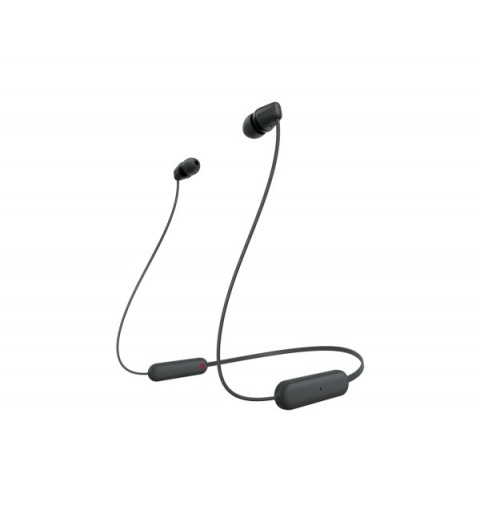 Sony WI-C100 Auricolare Wireless In-ear Musica e Chiamate Bluetooth Nero