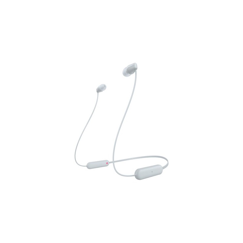 Sony WI-C100 Auriculares Inalámbrico Dentro de oído Llamadas Música Bluetooth Blanco