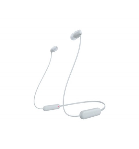 Sony WI-C100 Casque Sans fil Ecouteurs Appels Musique Bluetooth Blanc