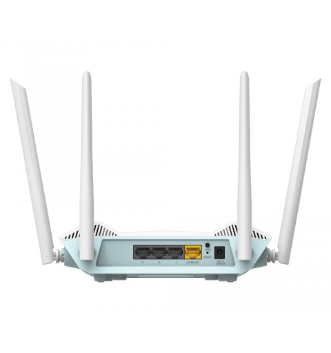 D-Link AX1500 R15 router inalámbrico Gigabit Ethernet Doble banda (2,4 GHz 5 GHz) Blanco