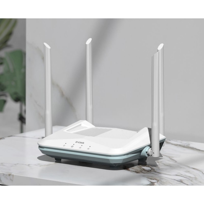 D-Link AX1500 R15 router wireless Gigabit Ethernet Dual-band (2.4 GHz 5 GHz) Bianco