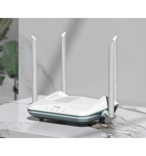 D-Link AX1500 R15 router inalámbrico Gigabit Ethernet Doble banda (2,4 GHz 5 GHz) Blanco