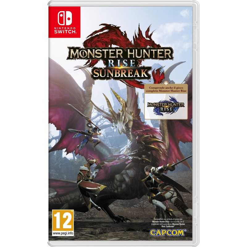 Nintendo Monster Hunter Rise Sunbreak Set Standard+DLC Italien Nintendo Switch