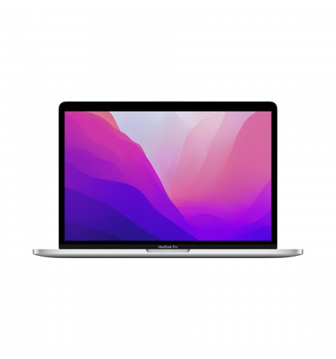 Apple MacBook Pro Notebook 33.8 cm (13.3") Apple M 8 GB 256 GB SSD Wi-Fi 6 (802.11ax) macOS Monterey Silver
