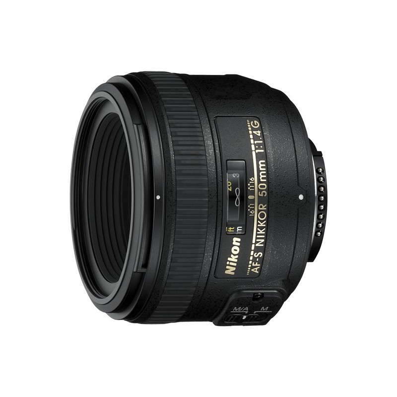 Nikon AF-S NIKKOR 50mm f 1.4G SLR Objetivo estándar Negro