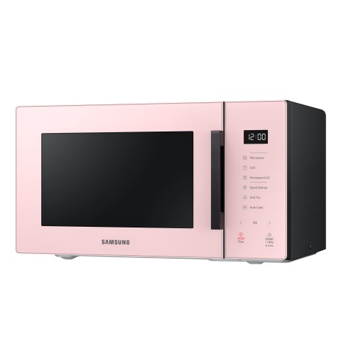 Samsung MG23T5018CP ET forno a microonde Superficie piana Microonde combinato 23 L 800 W Nero, Rosa