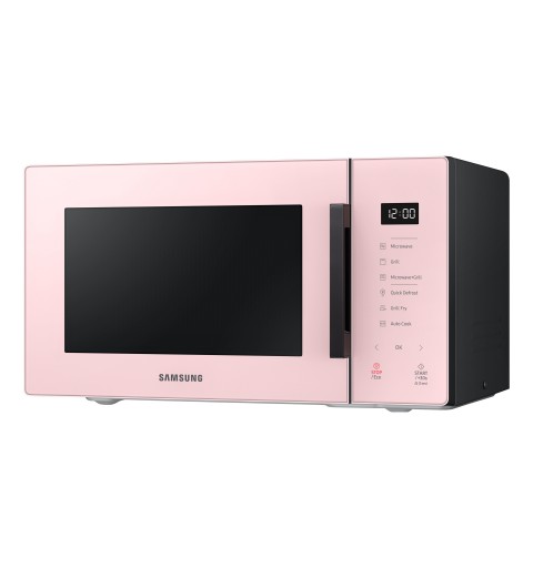 Samsung MG23T5018CP ET Mikrowelle Arbeitsplatte Kombi-Mikrowelle 23 l 800 W Schwarz, Pink
