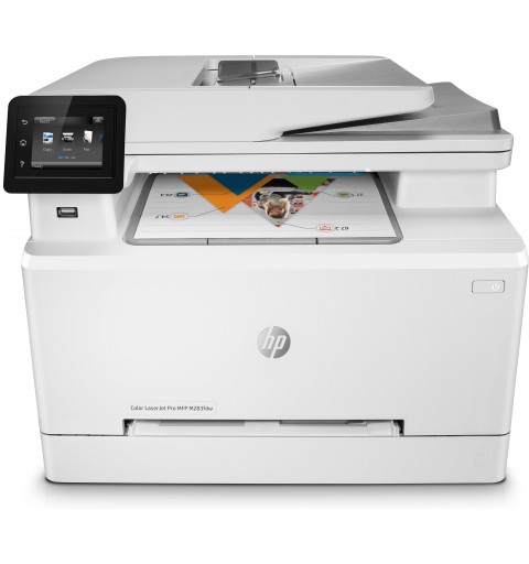 HP Color LaserJet Pro MFP M283fdw, Drucken, Kopieren, Scannen, Faxen, Drucken über den USB-Anschluss vorn Scannen an E-Mail