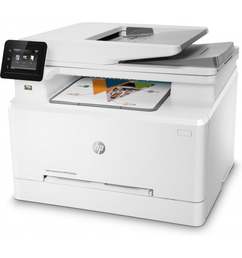 HP Color LaserJet Pro Impresora multifunción M283fdw, Imprima, copie, escanee y envíe por fax, Impresión desde USB frontal