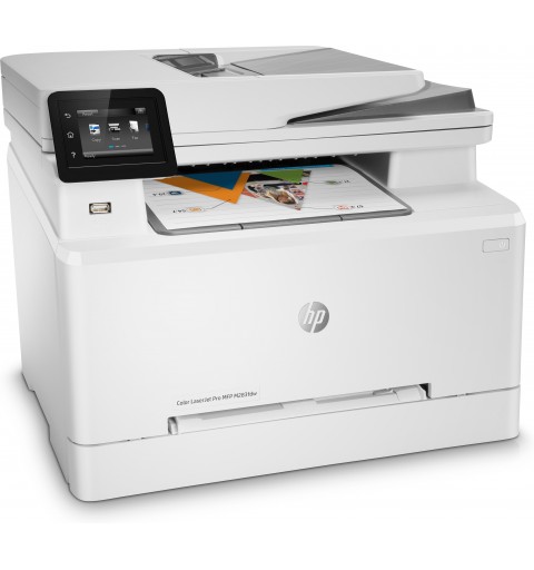 HP Color LaserJet Pro MFP M283fdw, Drucken, Kopieren, Scannen, Faxen, Drucken über den USB-Anschluss vorn Scannen an E-Mail