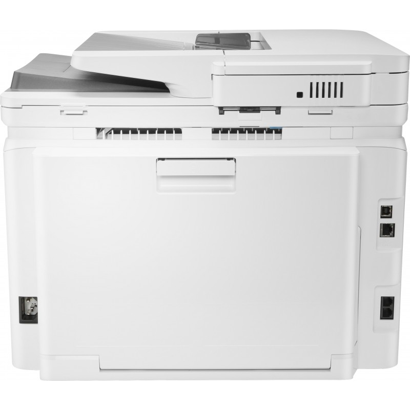 HP Color LaserJet Pro MFP M283fdw, Drucken, Kopieren, Scannen, Faxen, Drucken über den USB-Anschluss vorn Scannen an E-Mail