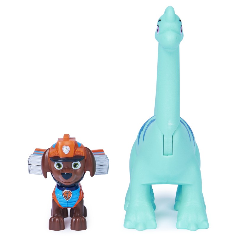 PAW Patrol , set di action figure Zuma e dinosauro Dino Rescue, per bambini dai 3 anni in su