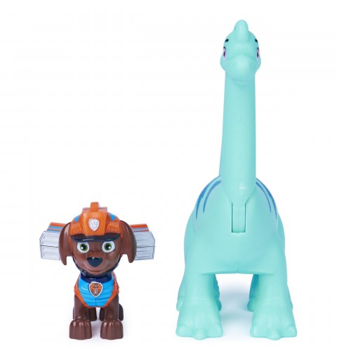 PAW Patrol , set di action figure Zuma e dinosauro Dino Rescue, per bambini dai 3 anni in su