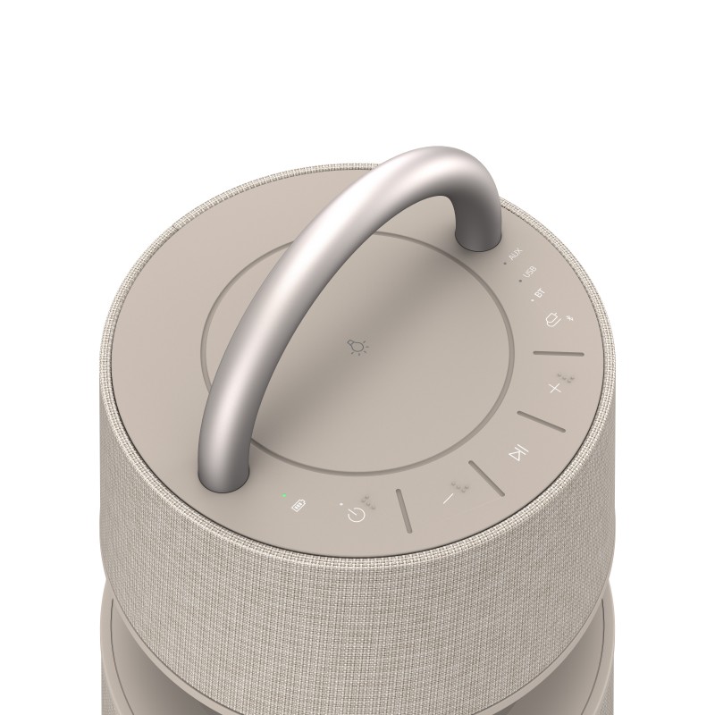 LG XBOOM 360 (RP4) speaker con Audio 360° 120W e Illuminazione emozionale - Beige