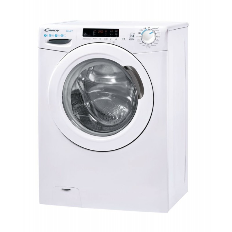 Candy Smart CS 1272DE 1-11 machine à laver Charge avant 7 kg 1200 tr min D Blanc