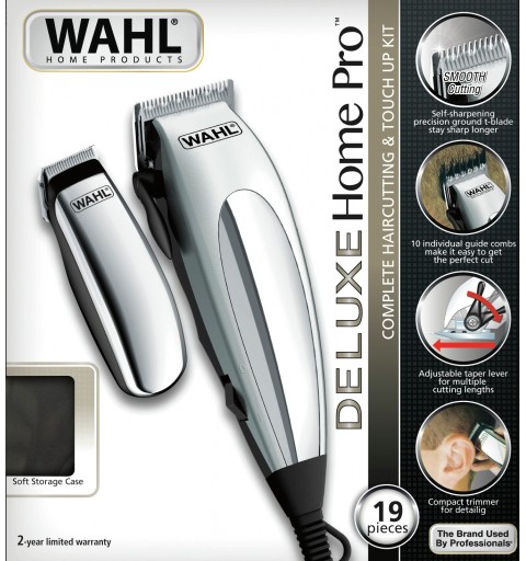 Wahl 79305-1316 cortadora de pelo y maquinilla Cromo, Plata