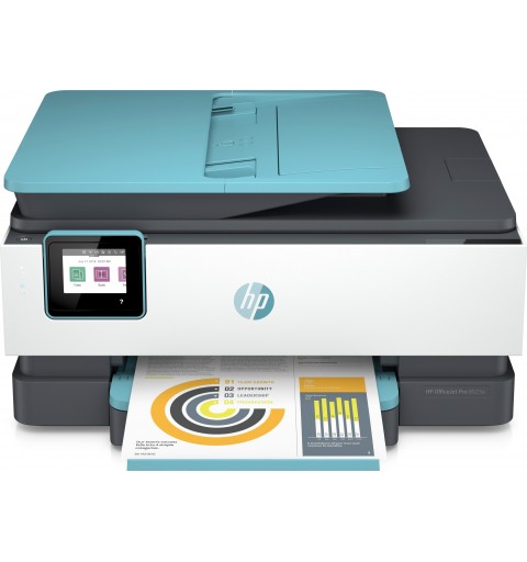 HP OfficeJet Pro 8025e All-in-One-Drucker, Zu Hause, Drucken, Kopieren, Scannen, Faxen, Automatische Dokumentenzuführung für 35