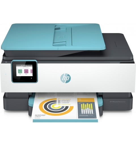 HP OfficeJet Pro 8025e All-in-One Printer, Home, Print, copy, scan, fax, 35-sheet ADF Scan to email Two-sided printing