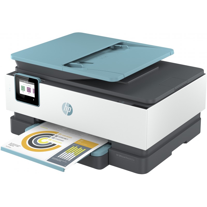 HP OfficeJet Pro 8025e All-in-One-Drucker, Zu Hause, Drucken, Kopieren, Scannen, Faxen, Automatische Dokumentenzuführung für 35