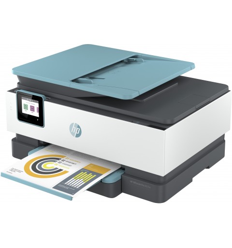 HP OfficeJet Pro 8025e All-in-One-Drucker, Zu Hause, Drucken, Kopieren, Scannen, Faxen, Automatische Dokumentenzuführung für 35