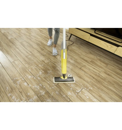 Kärcher SC 2 Upright EasyFix Escoba limpiadora a vapor 0,4 L 1600 W Negro, Gris, Blanco, Amarillo