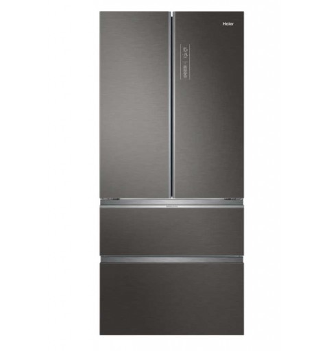 Haier FD 83 Serie 7 HB18FGSAAA frigorifero side-by-side Libera installazione 539 L E Argento, Titanio